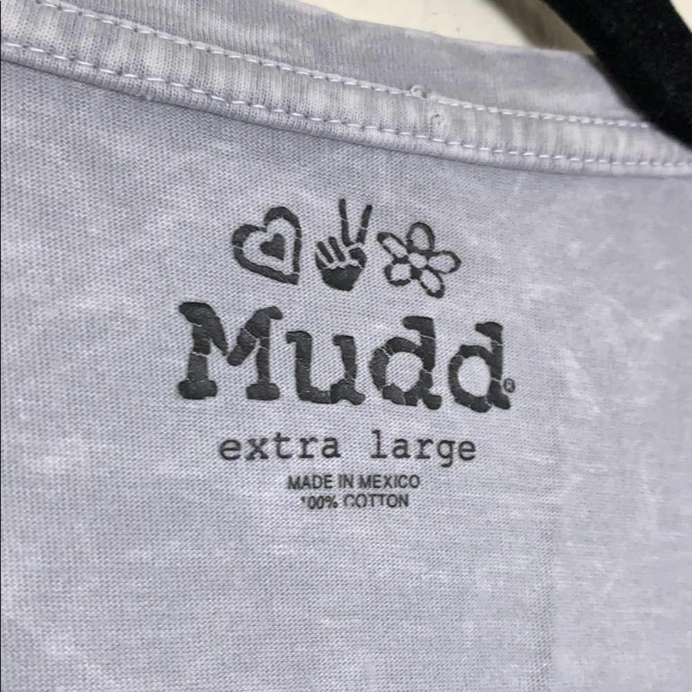 MUDD Destiny Gray Graphic Tee Size XL (Juniors) - Picture 13 of 16